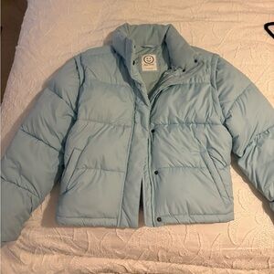 Gilly Hicks Light Blue Puffer Jacket